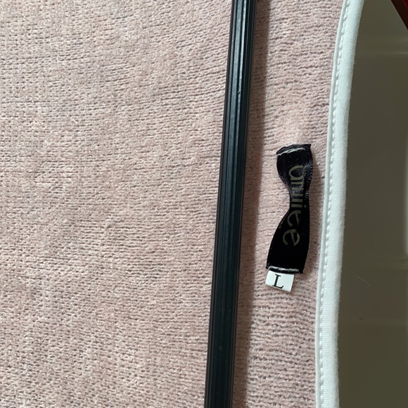 Large pink, grey and white open front sweater - Picture 4 of 5